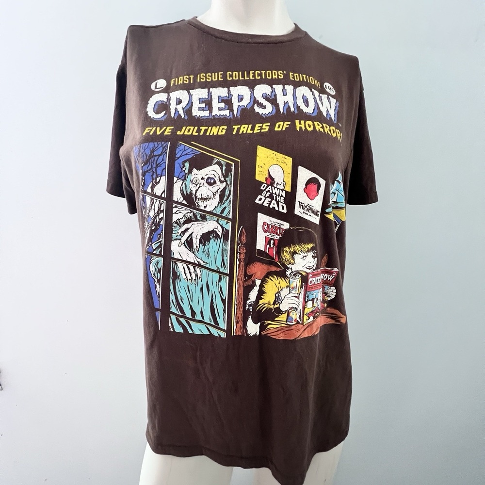 Creepshow Graphic T Shirt Medium Grunge Y2K Collectors‎ Comic Horror Tee Grunge